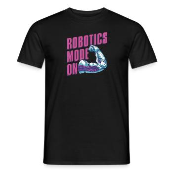 Robotique Ai Robot Mode Activé - T-shirt homme - noir - Devant - AI Model Male 178 light (178cm)