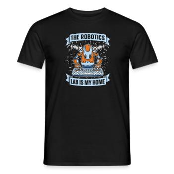 Robotik Ai Roboter Labor - Männer T-Shirt - Schwarz - Vorne - AI Model Male 178 light (178cm)