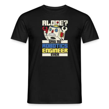 Robotique Ai Robot Drôle - T-shirt homme - noir - Devant - AI Model Male 178 light (178cm)