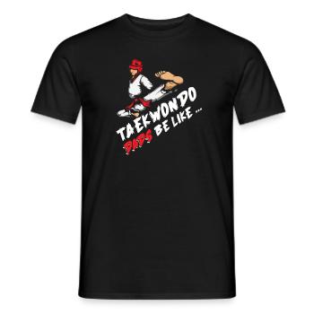 Taekwondo Vater Taekwondo Vater - Männer T-Shirt - Schwarz - Vorne - AI Model Male 178 light (178cm)