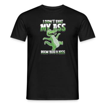 Crocodile Alligator - Men's T-Shirt - black - Front - AI Model Male 178 light (178cm)