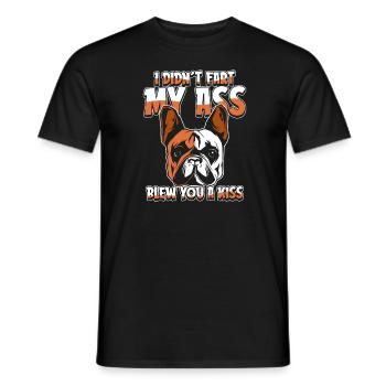 French Bulldog - Männer T-Shirt - Schwarz - Vorne - AI Model Male 178 light (178cm)