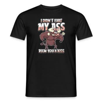 Stier Bulle Rind - Männer T-Shirt - Schwarz - Vorne - AI Model Male 178 light (178cm)