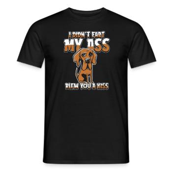 Deutsche Dogge - Männer T-Shirt - Schwarz - Vorne - AI Model Male 178 light (178cm)
