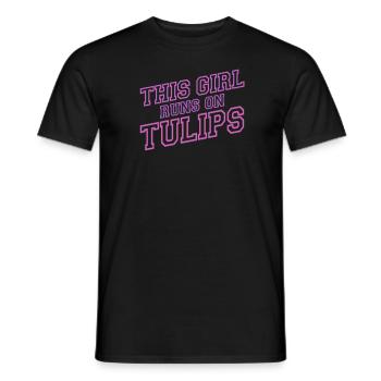 Tulpen Tulpen - Männer T-Shirt - Schwarz - Vorne - AI Model Male 178 light (178cm)