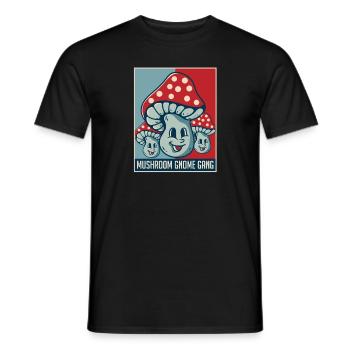 Cueilleur de champignons Gang Nain de champignons - T-shirt homme - noir - Devant - AI Model Male 178 light (178cm)