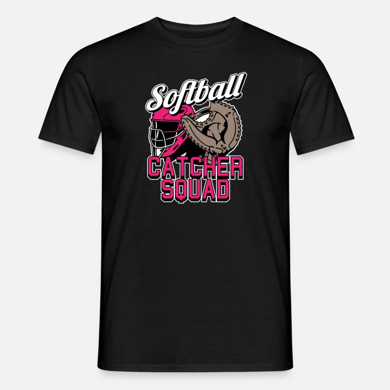 Softball Kader - Männer T-Shirt - Schwarz
