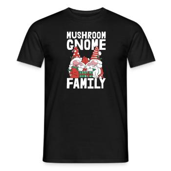 Cueilleurs de champignons Famille des champignons Nain de champignons - T-shirt homme - noir - Devant - AI Model Male 178 light (178cm)