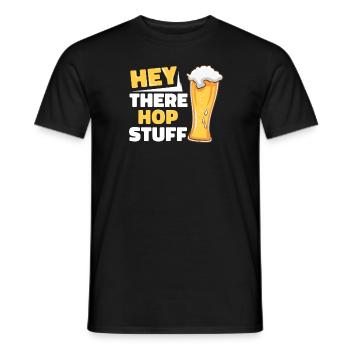 Bière artisanale Bière artisanale Bière drôle - T-shirt homme - noir - Devant - AI Model Male 178 light (178cm)