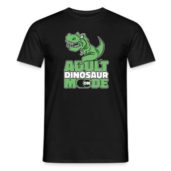 Dinosaure T Rex Dinosaure adulte - T-shirt homme - noir - Devant - AI Model Male 178 light (178cm)