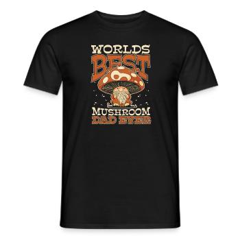Cueilleurs de champignons Champignons Papa Nain de champignons - T-shirt homme - noir - Devant - AI Model Male 178 light (178cm)