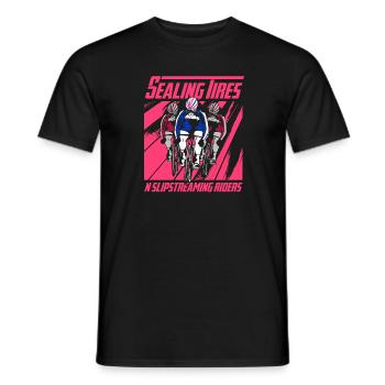 Rennrad Radsport Radsportler Lustig - Männer T-Shirt - Schwarz - Vorne - AI Model Male 178 light (178cm)