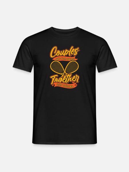 Squash Couple - Men's T-Shirt - black