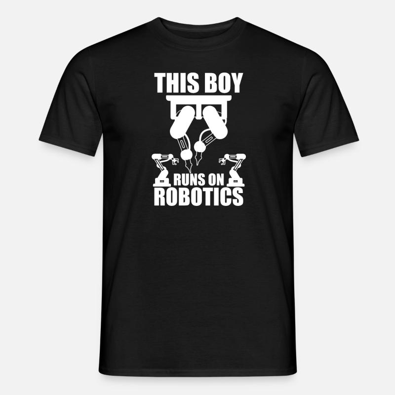 Robotique Ai Robot Garçon - T-shirt homme - noir
