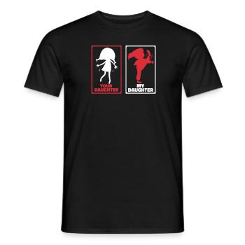 Taekwondo Père Taekwondo - T-shirt homme - noir - Devant - AI Model Male 178 light (178cm)