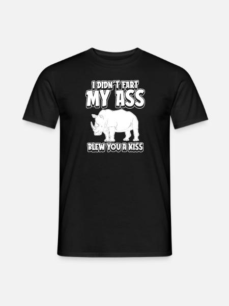 Nashorn Rhino - Men's T-Shirt - black