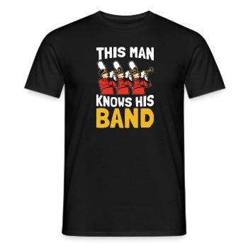 Train de ventilateur Spielmannszug Cool - T-shirt homme - noir - Devant - AI Model Male 178 light (178cm)