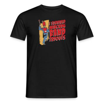 Fanfahrzug Spielmannszug Lustig - T-shirt homme - noir - Devant - AI Model Male 178 light (178cm)