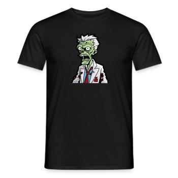 Zombie Halloween - Men's T-Shirt - black - Front - AI Model Male 178 light (178cm)