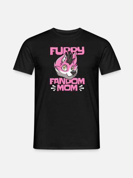 Furry Fandom Fursuits Mutter - Männer T-Shirt - Schwarz