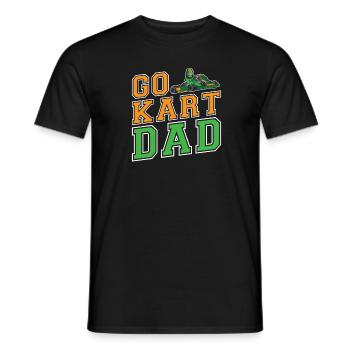 Faire du karting karting karting kart driver papa - T-shirt homme - noir - Devant - AI Model Male 178 light (178cm)