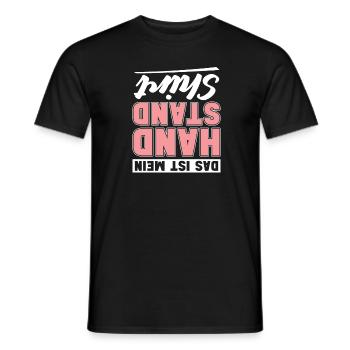 Rsg Turnen Sportgymnastik Handstand - Männer T-Shirt - Schwarz - Vorne - AI Model Male 178 light (178cm)