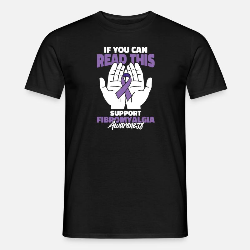 Fibromyalgia rheumatism hands - Men's T-Shirt - black