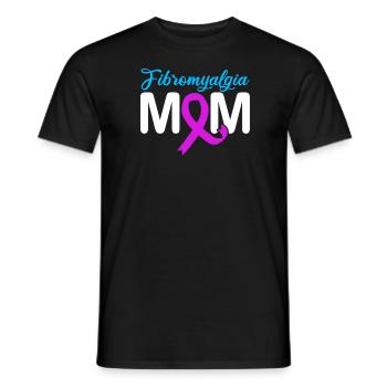 Fibromyalgia rheumatism mother - Men's T-Shirt - black - Front - AI Model Male 178 light (178cm)