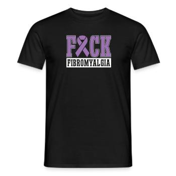 Fibromyalgie Rhumatisme - T-shirt homme - noir - Devant - AI Model Male 178 light (178cm)