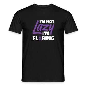 Fibromyalgie Rhumatisme Humour - T-shirt homme - noir - Devant - AI Model Male 178 light (178cm)