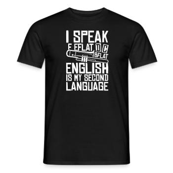 Spielmannszug Posaune Lustig - Männer T-Shirt - Schwarz - Vorne - AI Model Male 178 light (178cm)