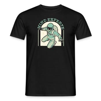 Indoor Skydiving Indoor Fallschirmspringen - Men's T-Shirt - black - Front - AI Model Male 178 light (178cm)
