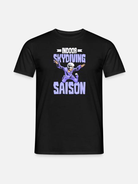 Parachutisme intérieur Indoor Fallschirmspringen - T-shirt homme - noir