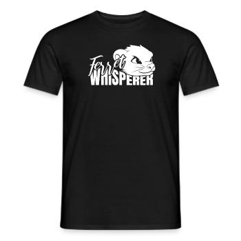 Frettchen Iltis Niedlich - Männer T-Shirt - Schwarz - Vorne - AI Model Male 178 light (178cm)