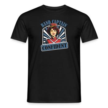 Fan train marching band - Men's T-Shirt - black - Front - AI Model Male 178 light (178cm)