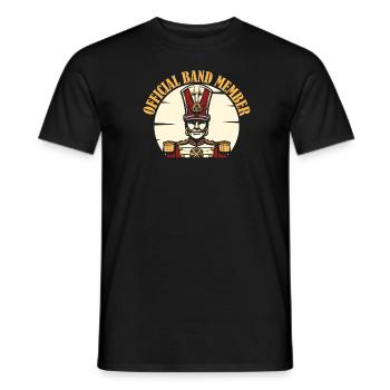 Fan train marching band - Men's T-Shirt - black - Front - AI Model Male 178 light (178cm)