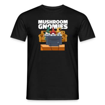 Cueilleurs de champignons Champignons TV Nain de champignons - T-shirt homme - noir - Devant - AI Model Male 178 light (178cm)