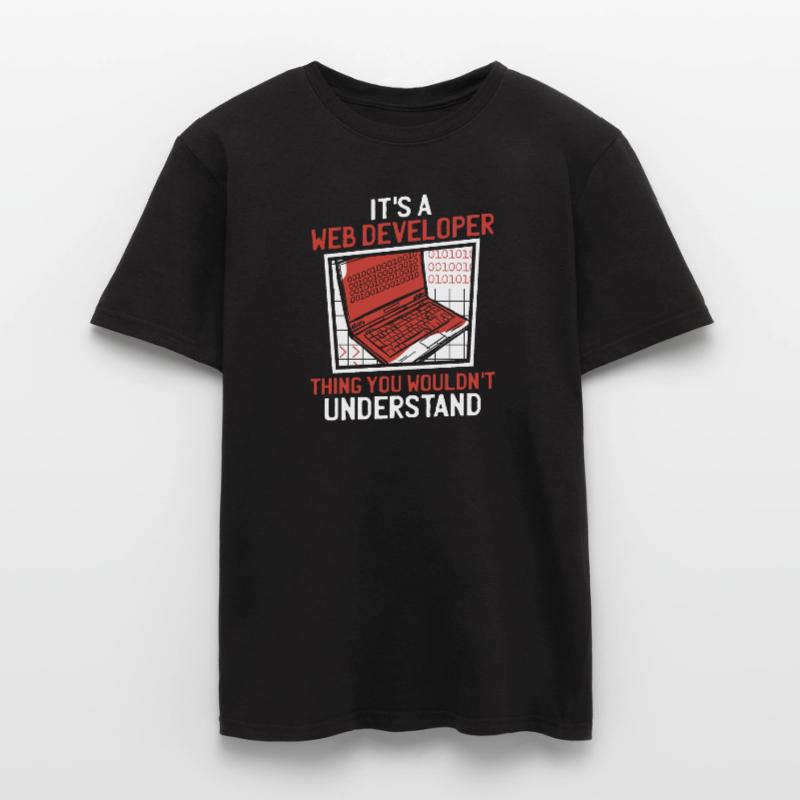 Web Developer Web Developer Funny Men's T-Shirt
