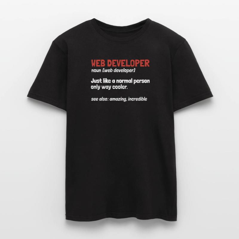 Web Developer Web Developer Definition Men's T-Shirt