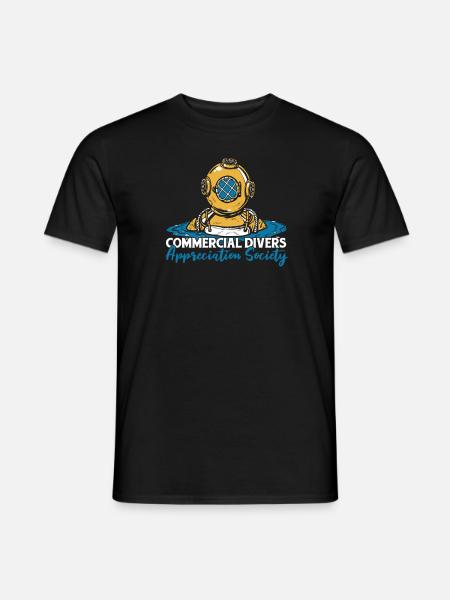 Diving Diver Commercial Diving - Men's T-Shirt - black