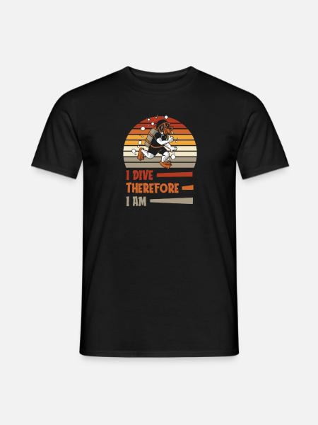 Diving Diver Commercial Diving - Men's T-Shirt - black