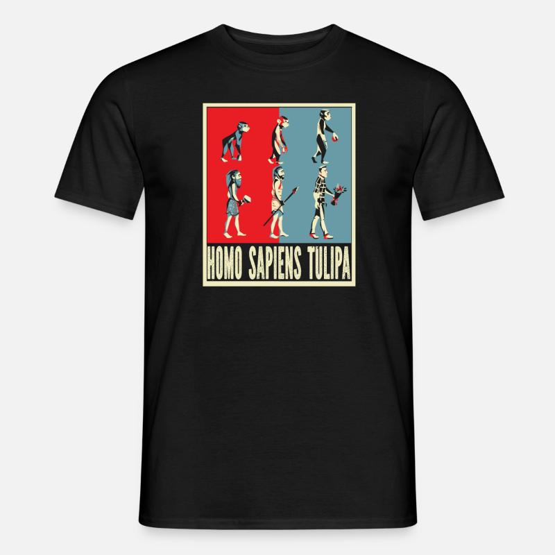Tulipes Evolution Tulipes - T-shirt homme - noir