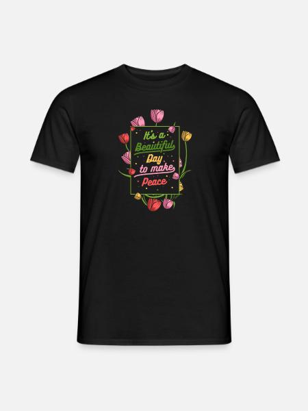 Tulips Tulips - Men's T-Shirt - black