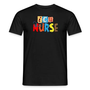 Krankenschwester Stethoskop - Männer T-Shirt - Schwarz - Vorne - AI Model Male 178 light (178cm)