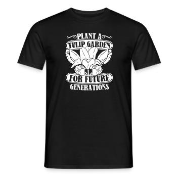 Tulpen Tulpen - Männer T-Shirt - Schwarz - Vorne - AI Model Male 178 light (178cm)