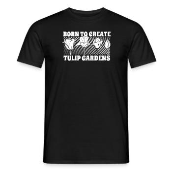 Tulpen Tulpen - Männer T-Shirt - Schwarz - Vorne - AI Model Male 178 light (178cm)