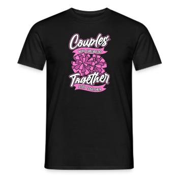 Cheerleader Cheerleading C - Männer T-Shirt - Schwarz - Vorne - AI Model Male 178 light (178cm)