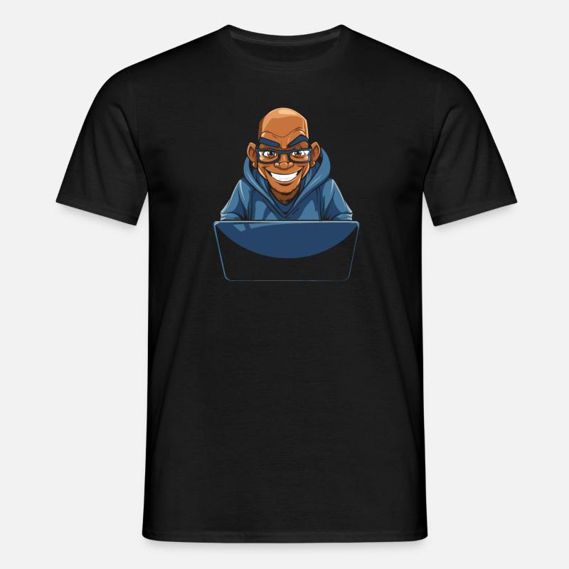 Web Entwickler Webdeveloper Cool - Männer T-Shirt - Schwarz