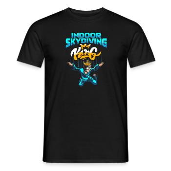 Indoor Skydiving King - T-shirt homme - noir - Devant - AI Model Male 178 light (178cm)