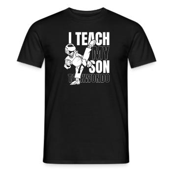 Taekwondo Taekwondo Vater - Männer T-Shirt - Schwarz - Vorne - AI Model Male 178 light (178cm)
